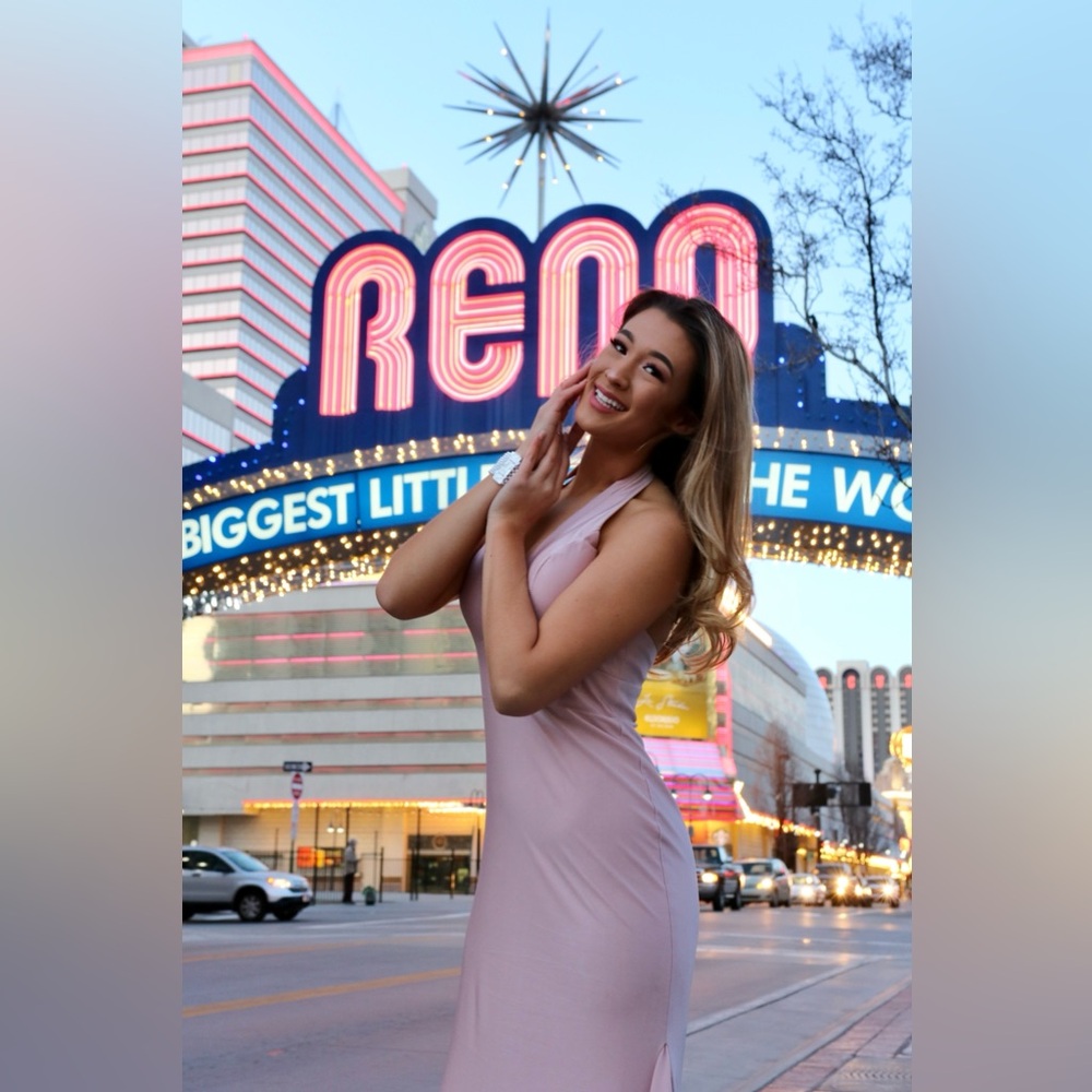 PromGirl Pink Prom Dress